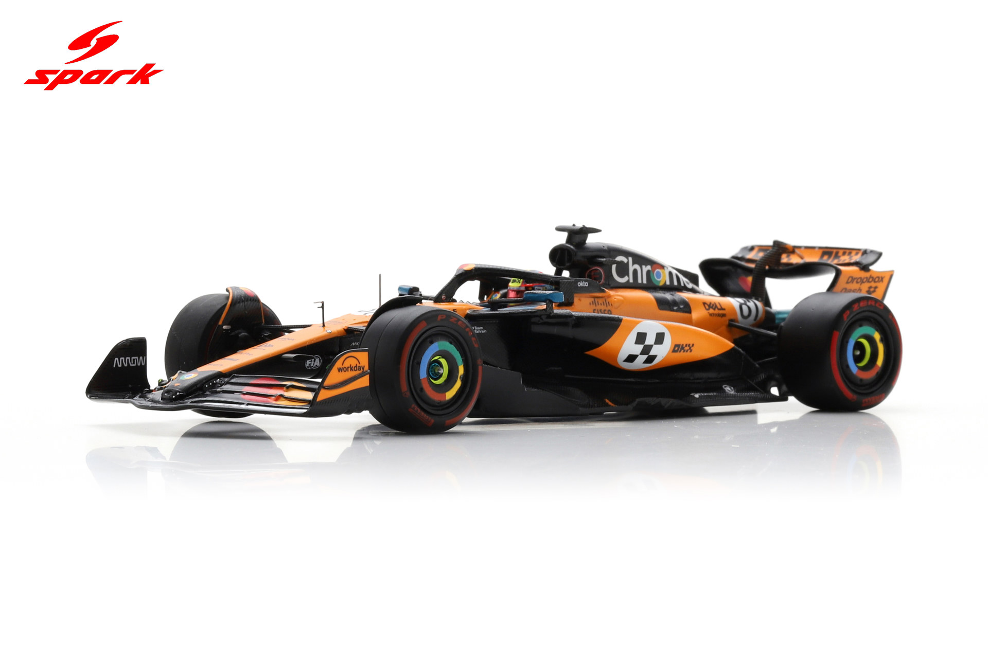 Spark 1:43 McLaren MCL39 No.81 Oscar Piastri Winner Spanish GP 2025 (S9621) Resin Model 2 Spark 1:43 McLaren MCL39 No.81 Oscar Piastri Winner Spanish GP 2025 (S9621) Resin Model - Image 2