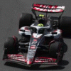 Spark - 1:43 Haas VF-25 No.87 Oliver Bearman Team's 200th GP Canadian GP 2025 - Resin Model