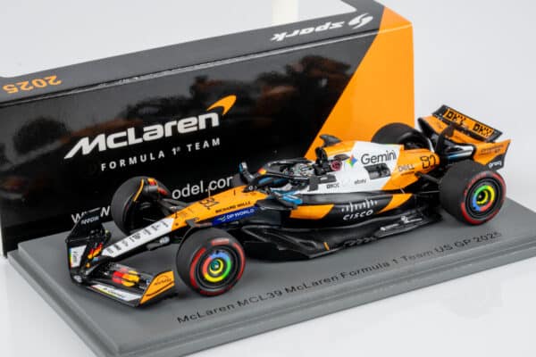 Spark 1:43 McLaren MCL39 No.81 Oscar Piastri US GP 2025 (S9664) Resin Model