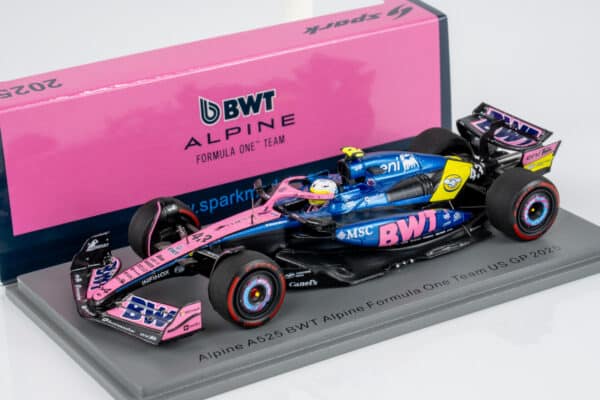 Spark 1:43 BWT Alpine F1 A525 No.43 Franco Colapinto US GP 2025 (S9667) Resin Model