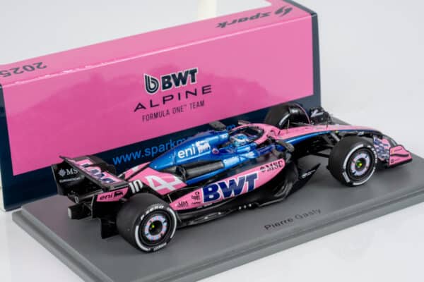 Alternative view of Spark 1:43 Alpine F1 A525 No.10 Pierre Gasly Las Vegas GP 2025 (S9673) Resin Model