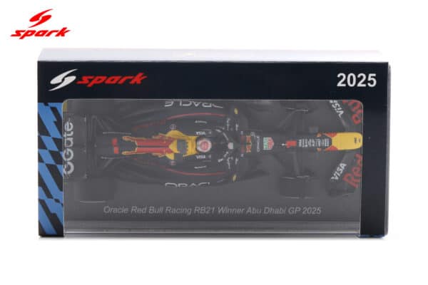 Spark 1:43 Red Bull Racing RB21 No.1 Max Verstappen Winner Abu Dhabi GP 2025 (S9677) Resin Model 13 Spark 1:43 Red Bull Racing RB21 No.1 Max Verstappen Winner Abu Dhabi GP 2025 (S9677) Resin Model