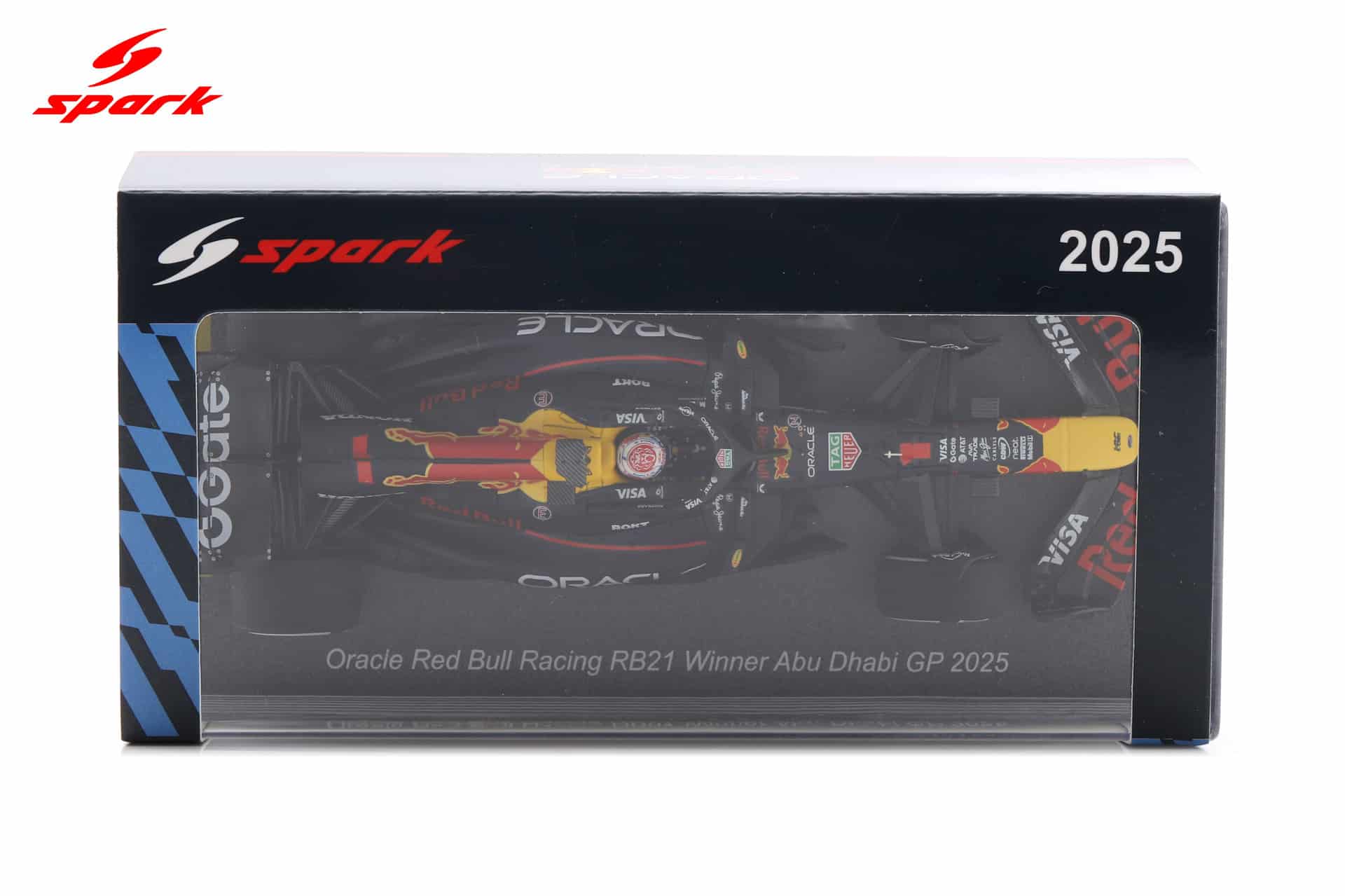 Spark 1:43 Red Bull Racing RB21 No.1 Max Verstappen Winner Abu Dhabi GP 2025 (S9677) Resin Model 4 Spark 1:43 Red Bull Racing RB21 No.1 Max Verstappen Winner Abu Dhabi GP 2025 (S9677) Resin Model - Image 4