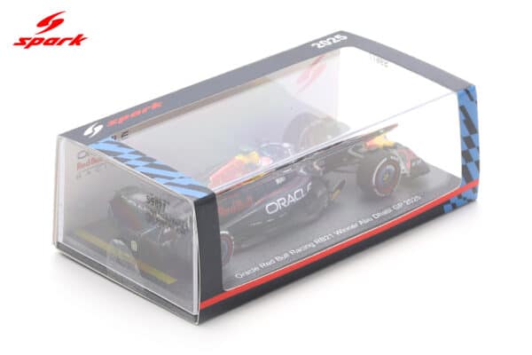 Alternative view of Spark 1:43 Red Bull Racing RB21 No.1 Max Verstappen Winner Abu Dhabi GP 2025 (S9677) Resin Model