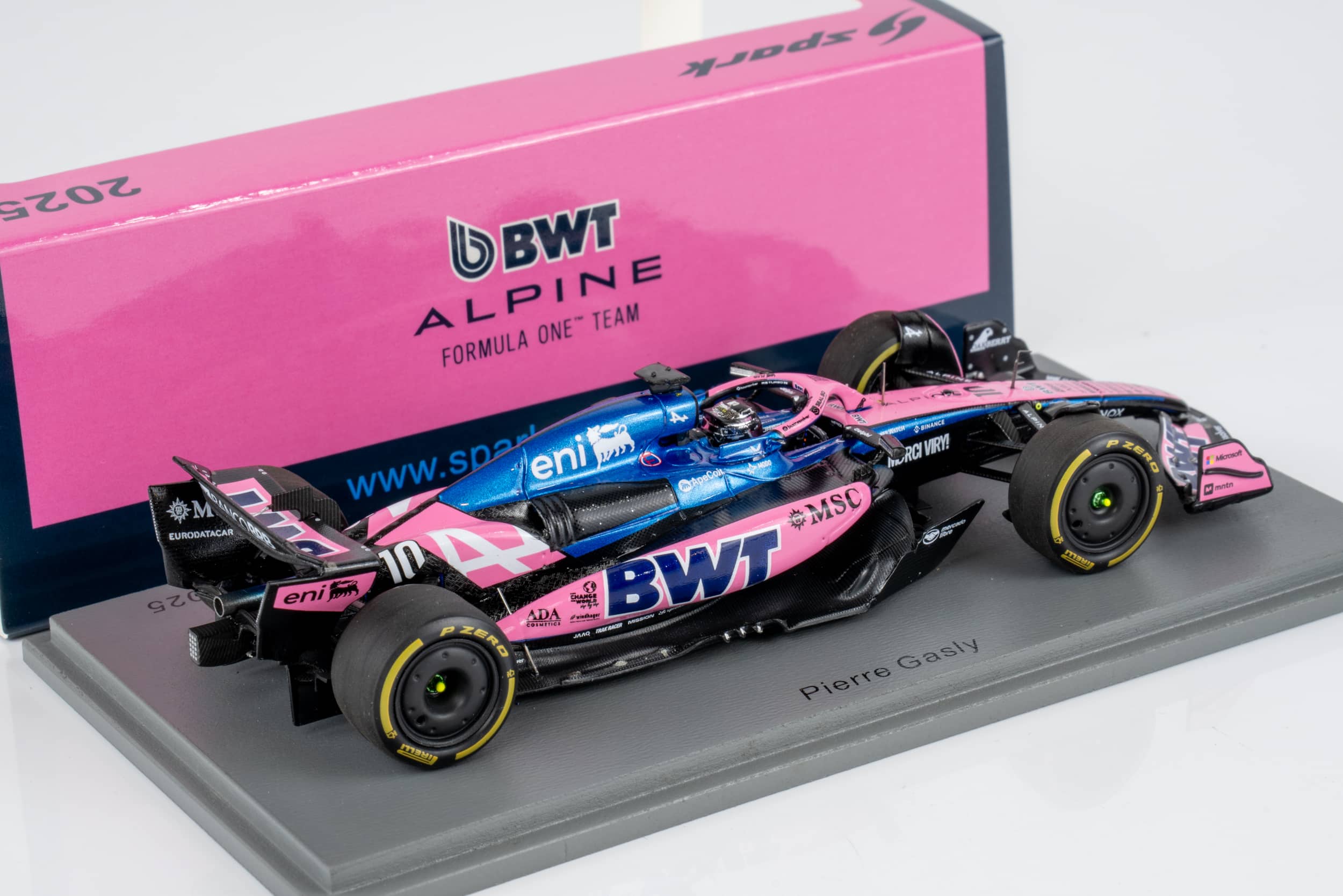 Spark 1:43 Alpine F1 A525 No.10 Pierre Gasly Abu Dhabi GP 2025 (S9682) Resin Model 2 Spark 1:43 Alpine F1 A525 No.10 Pierre Gasly Abu Dhabi GP 2025 (S9682) Resin Model - Image 2