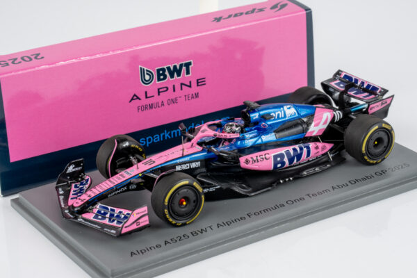 Spark 1:43 Alpine F1 A525 No.10 Pierre Gasly Abu Dhabi GP 2025 (S9682) Resin Model
