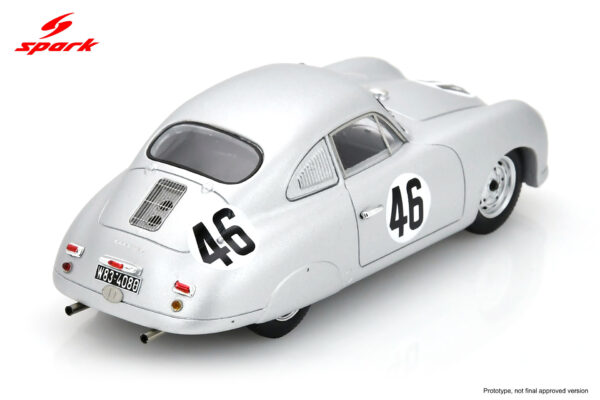 Alternative view of Spark 1:43 Porsche 356 No.46 Le Mans 24h 1953 Helmut Pöcher, Petermax Müller (S9705) Resin Model
