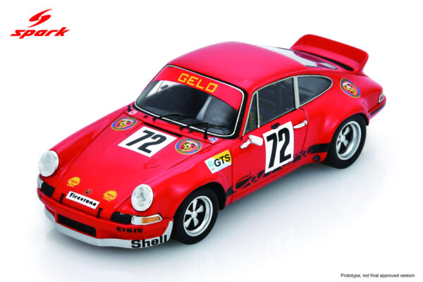 Spark 1:43 Porsche Carrera 2.8 RSR No.72 24h Le Mans 1974 (S9796) Resin Model