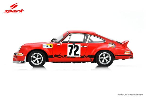 Spark 1:43 Porsche Carrera 2.8 RSR No.72 24h Le Mans 1974 (S9796) Resin Model 5 Spark 1:43 Porsche Carrera 2.8 RSR No.72 24h Le Mans 1974 (S9796) Resin Model