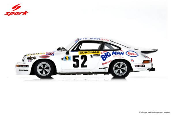 Spark 1:43 Porsche 911 Carrera RS 3.0 No.52 6th Le Mans 24h 1976 Robert Hagestad, Mike Keyser (S9815) Resin Model 5 Spark 1:43 Porsche 911 Carrera RS 3.0 No.52 6th Le Mans 24h 1976 Robert Hagestad, Mike Keyser (S9815) Resin Model