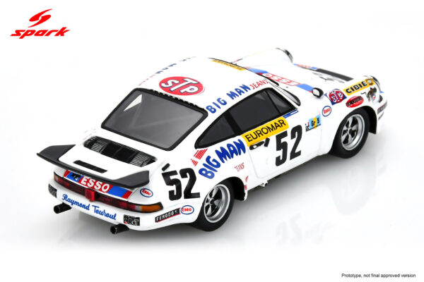 Alternative view of Spark 1:43 Porsche 911 Carrera RS 3.0 No.52 6th Le Mans 24h 1976 Robert Hagestad, Mike Keyser (S9815) Resin Model