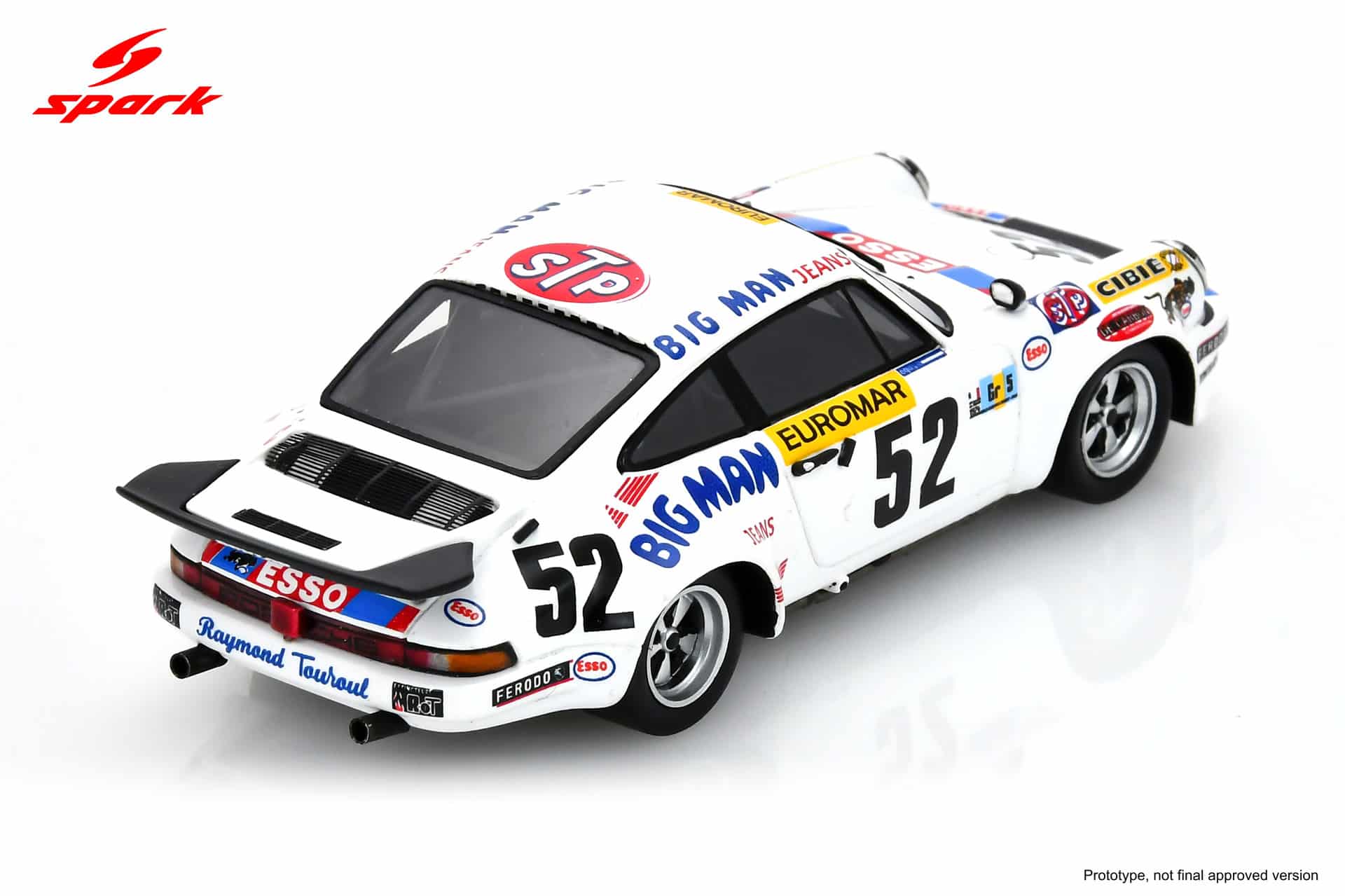 Spark 1:43 Porsche 911 Carrera RS 3.0 No.52 6th Le Mans 24h 1976 Robert Hagestad, Mike Keyser (S9815) Resin Model 2 Spark 1:43 Porsche 911 Carrera RS 3.0 No.52 6th Le Mans 24h 1976 Robert Hagestad, Mike Keyser (S9815) Resin Model - Image 2