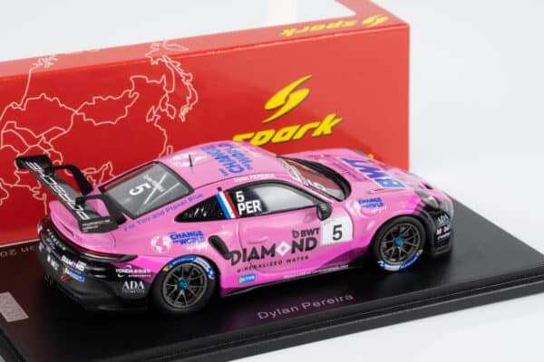 Diecast Model Shop - Model Universe 16 Alternative view of Spark 1:43 Porsche 911 GT3 Cup No.5 Dylan Pereira Porsche Carrera Cup Asia Champion 2025 (SA315) Limited Edition Resin Model