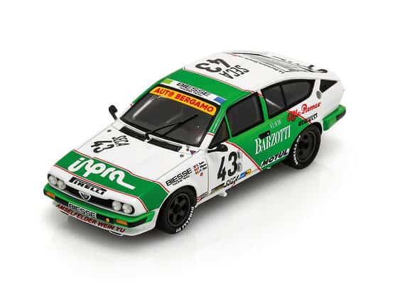 Spark - 1:43 Alfa Romeo GTV 6 No.43 Daniel Suster, Pascal Witmeur, Jean-Pierre Libert 24H Spa 1984 (SB426) Limited Edition Resin Model 1 SB426