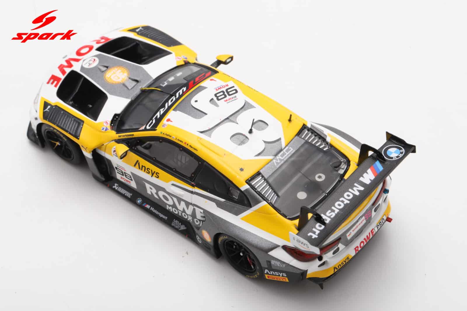 Spark 1:43 BMW M4 GT3 EVO No.98 5th 24h Spa 2025 Rowe Racing