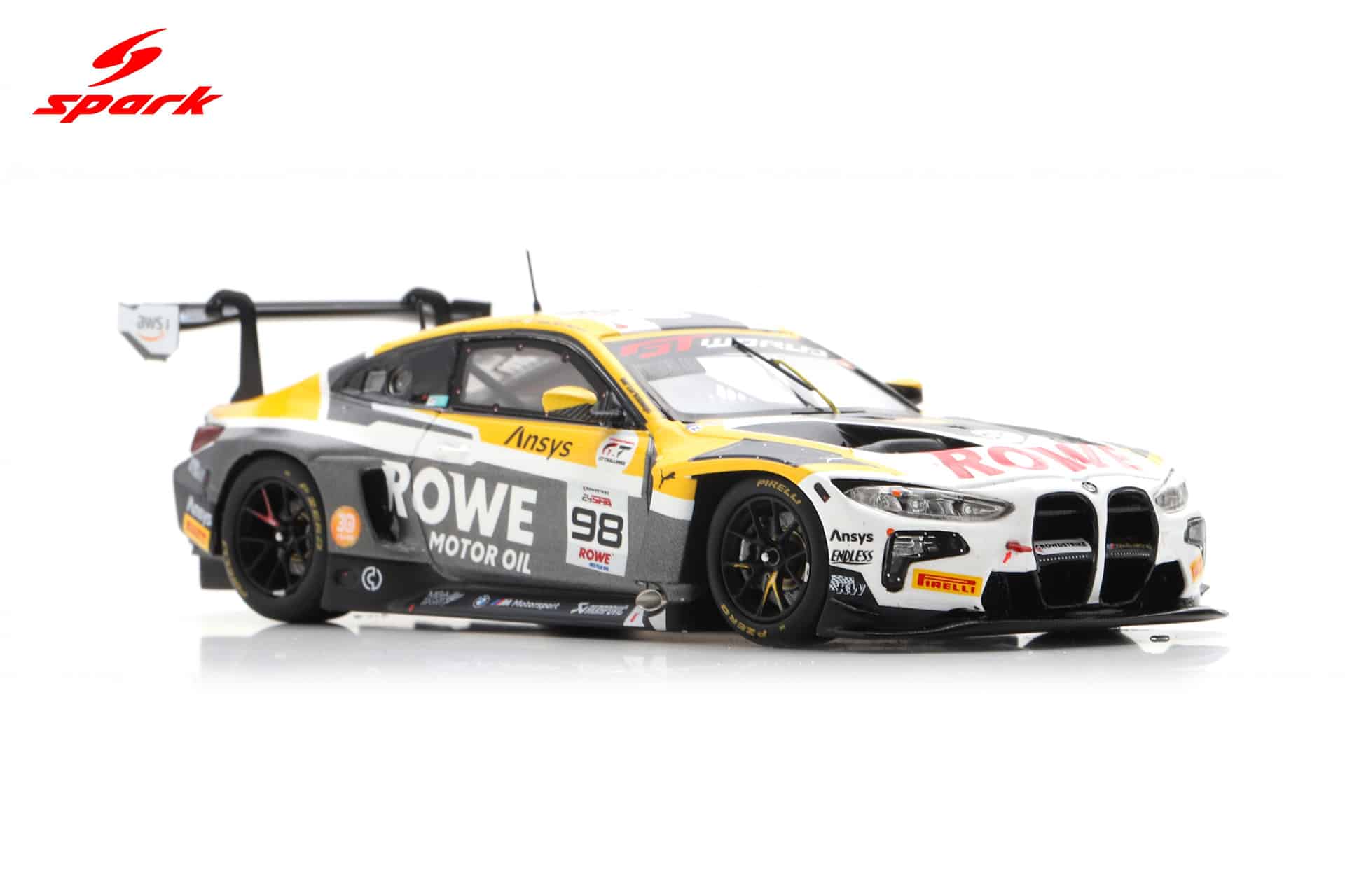 Spark 1:43 BMW M4 GT3 EVO No.98 5th 24h Spa 2025 Rowe Racing (SB851) Limited Edition Resin Model 5 Spark 1:43 BMW M4 GT3 EVO No.98 5th 24h Spa 2025 Rowe Racing (SB851) Limited Edition Resin Model - Image 5