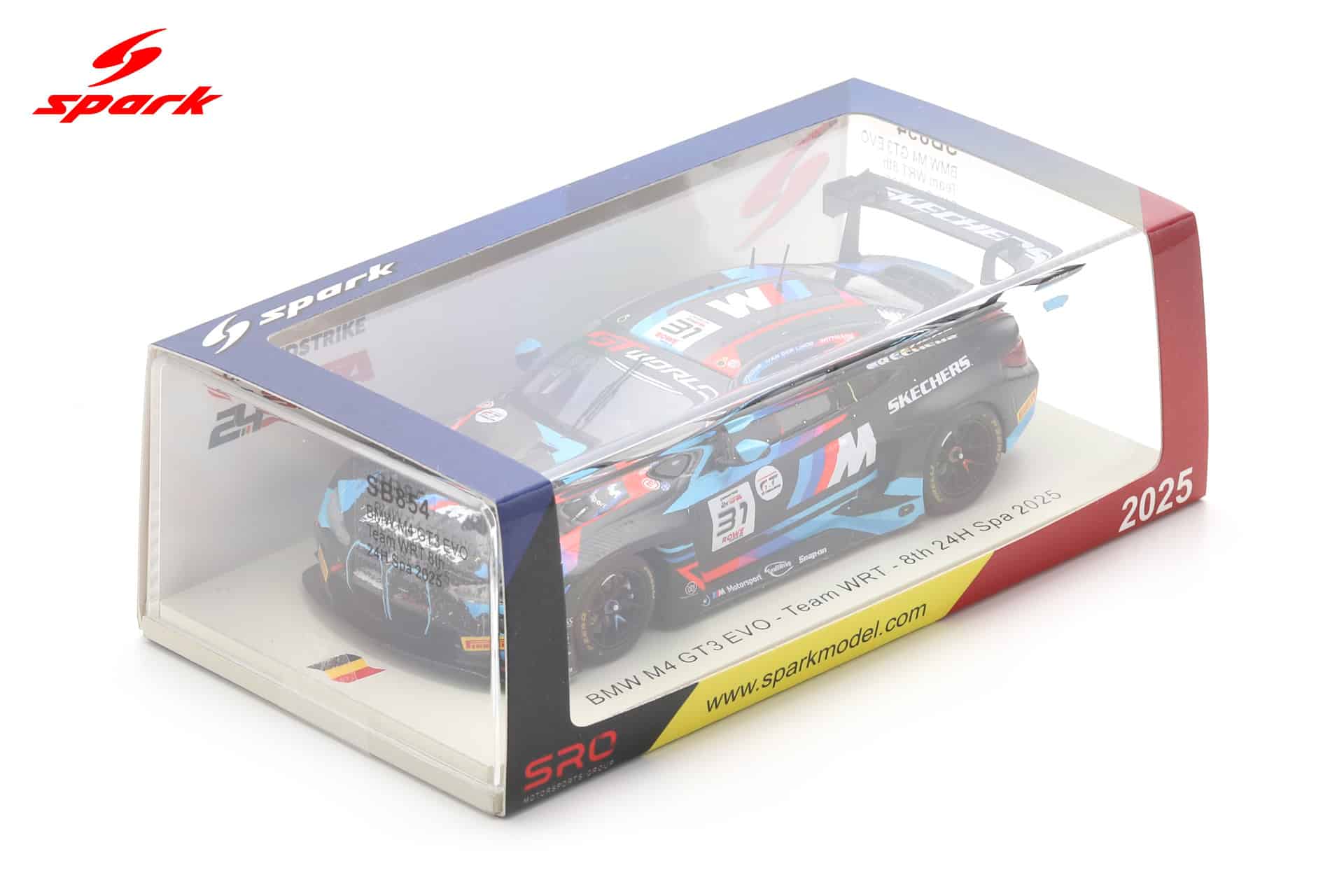 Spark 1:43 BMW M4 GT3 EVO No.31 8th 24h Spa 2025 Team WRT (SB854) Limited Edition Resin Model 2 Spark 1:43 BMW M4 GT3 EVO No.31 8th 24h Spa 2025 Team WRT (SB854) Limited Edition Resin Model - Image 2