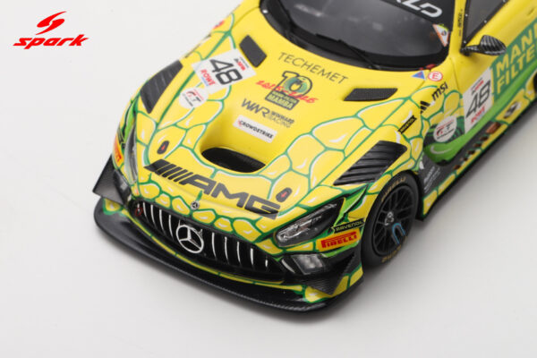 Spark 1:43 Mercedes-AMG GT3 EVO No.48 10th 24h Spa 2025 Team MANN-FILTER (SB855) Limited Edition Resin Model