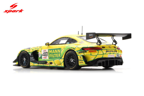 Spark 1:43 Mercedes-AMG GT3 EVO No.48 10th 24h Spa 2025 Team MANN-FILTER (SB855) Limited Edition Resin Model