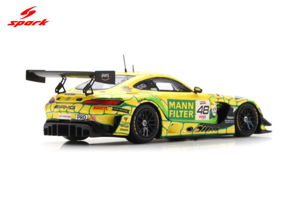 Spark 1:43 Mercedes-AMG GT3 EVO No.48 10th 24h Spa 2025 Team MANN-FILTER (SB855) Limited Edition Resin Model