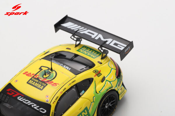 Spark 1:43 Mercedes-AMG GT3 EVO No.48 10th 24h Spa 2025 Team MANN-FILTER (SB855) Limited Edition Resin Model