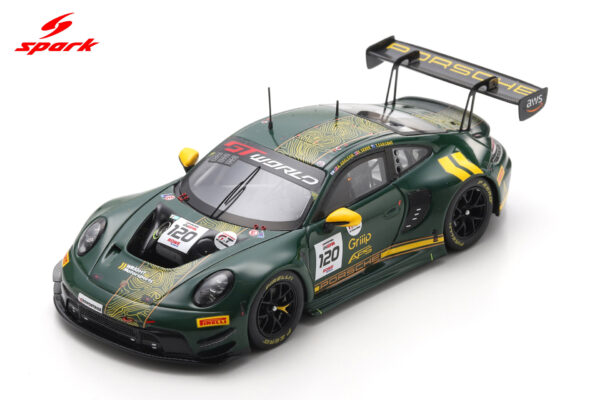 Spark 1:43 Porsche 911 GT3 R (992) No.120 24h Spa 2025 Wright Motorsport (SB859) Limited Edition Resin Model