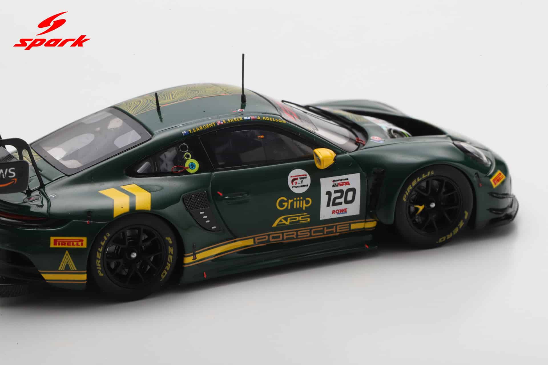 Spark 1:43 Porsche 911 GT3 R (992) No.120 24h Spa 2025 Wright Motorsport (SB859) Limited Edition Resin Model 10 Spark 1:43 Porsche 911 GT3 R (992) No.120 24h Spa 2025 Wright Motorsport (SB859) Limited Edition Resin Model - Image 10