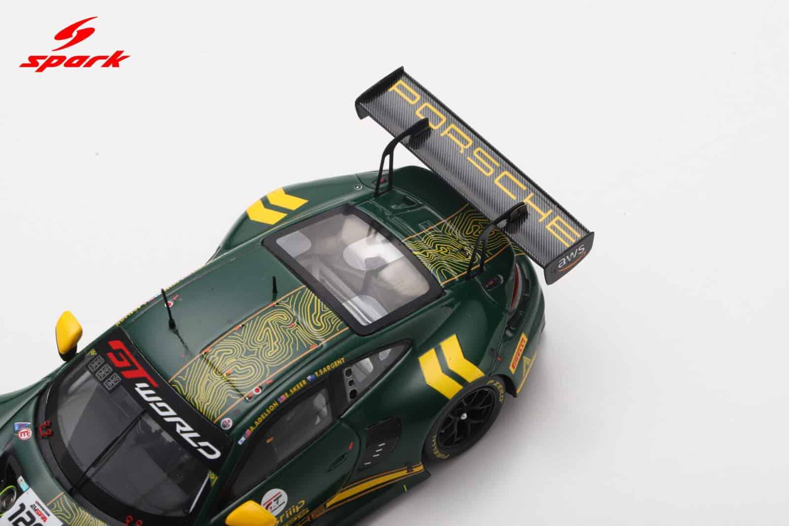スパークモデル spark 43 wright motorsport 911 Spark 1:43 Porsche 911 GT3 R (992) No.120 24h Spa 2025 Wright