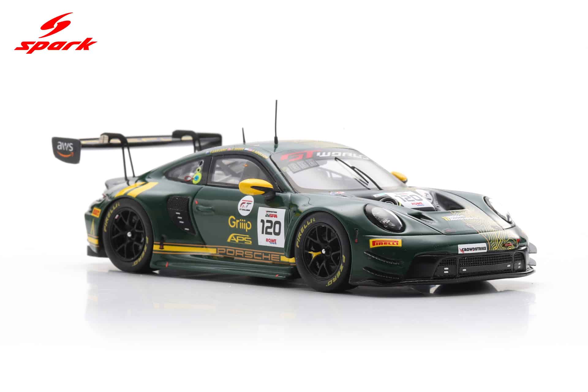 Spark 1:43 Porsche 911 GT3 R (992) No.120 24h Spa 2025 Wright Motorsport (SB859) Limited Edition Resin Model 12 Spark 1:43 Porsche 911 GT3 R (992) No.120 24h Spa 2025 Wright Motorsport (SB859) Limited Edition Resin Model - Image 12