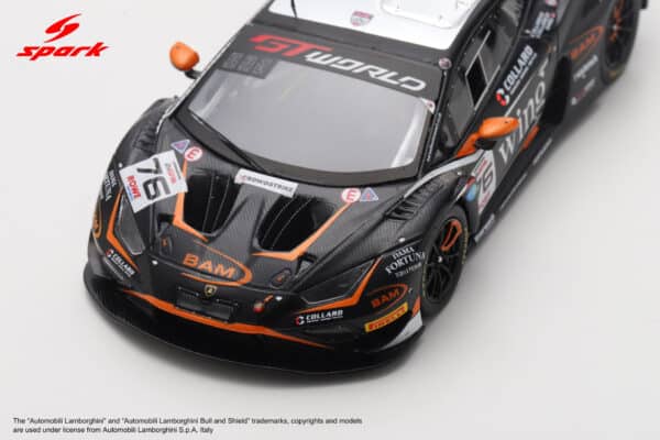 Spark 1:43 Lamborghini Huracan GT3 EVO 2 No.76 24h Spa 2025 Barwell Motorsport (SB860) Limited Edition Resin Model 19 Spark 1:43 Lamborghini Huracan GT3 EVO 2 No.76 24h Spa 2025 Barwell Motorsport (SB860) Limited Edition Resin Model