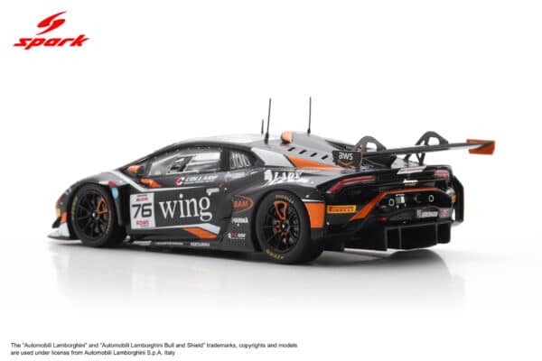 Spark 1:43 Lamborghini Huracan GT3 EVO 2 No.76 24h Spa 2025 Barwell Motorsport (SB860) Limited Edition Resin Model 23 Spark 1:43 Lamborghini Huracan GT3 EVO 2 No.76 24h Spa 2025 Barwell Motorsport (SB860) Limited Edition Resin Model