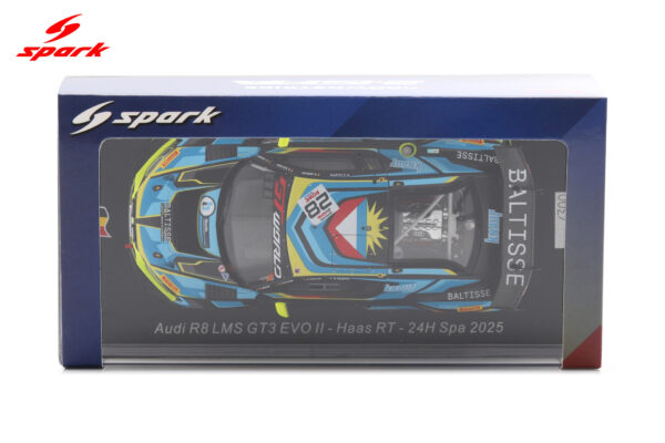 Spark 1:43 Audi R8 LMS GT3 EVO II No.28 24h Spa 2025 Haas RT (SB862) Limited Edition Resin Model 14 Spark 1:43 Audi R8 LMS GT3 EVO II No.28 24h Spa 2025 Haas RT (SB862) Limited Edition Resin Model