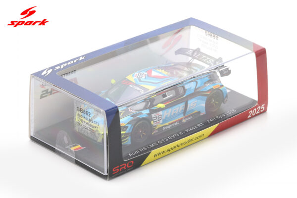Spark 1:43 Audi R8 LMS GT3 EVO II No.28 24h Spa 2025 Haas RT (SB862) Limited Edition Resin Model 12 Spark 1:43 Audi R8 LMS GT3 EVO II No.28 24h Spa 2025 Haas RT (SB862) Limited Edition Resin Model
