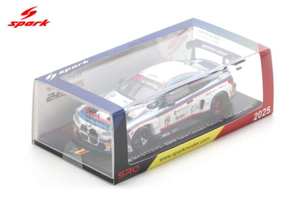 Alternative view of Spark 1:43 BMW M4 GT3 EVO No.15 24h Spa 2025 BMW Italia Ceccato Racing (SB864) Limited Edition Resin Model