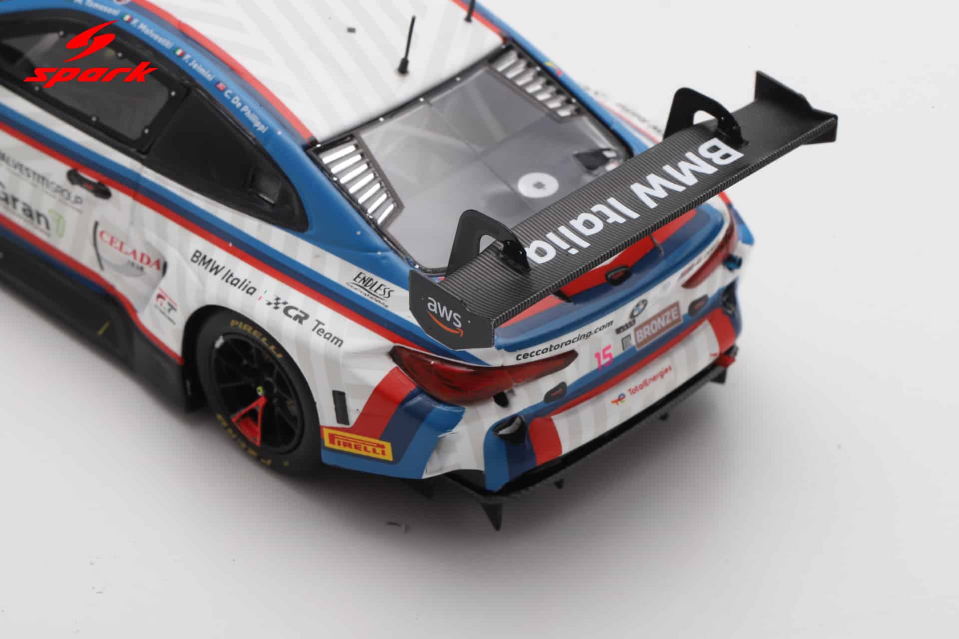 Spark 1:43 BMW M4 GT3 EVO No.15 24h Spa 2025 BMW Italia Ceccato Racing (SB864) Limited Edition Resin Model 8 Spark 1:43 BMW M4 GT3 EVO No.15 24h Spa 2025 BMW Italia Ceccato Racing (SB864) Limited Edition Resin Model - Image 8