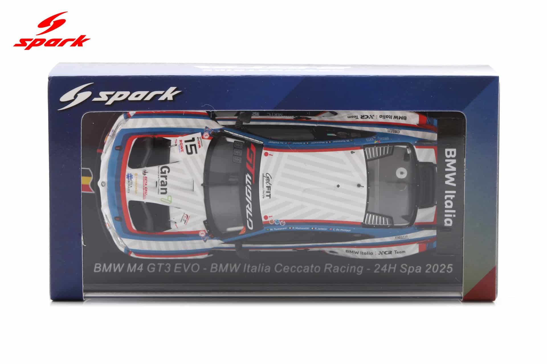 Spark 1:43 BMW M4 GT3 EVO No.15 24h Spa 2025 BMW Italia Ceccato Racing (SB864) Limited Edition Resin Model 10 Spark 1:43 BMW M4 GT3 EVO No.15 24h Spa 2025 BMW Italia Ceccato Racing (SB864) Limited Edition Resin Model - Image 10