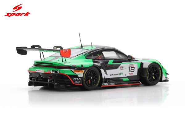 Spark 1:43 Porsche 911 GT3 R (992) No.18 24h Spa 2025 Dinamic GT (SB865) Limited Edition Resin Model