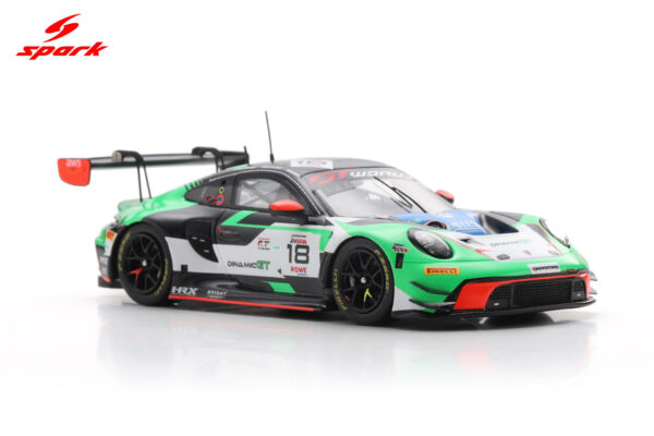 Spark 1:43 Porsche 911 GT3 R (992) No.18 24h Spa 2025 Dinamic GT (SB865) Limited Edition Resin Model