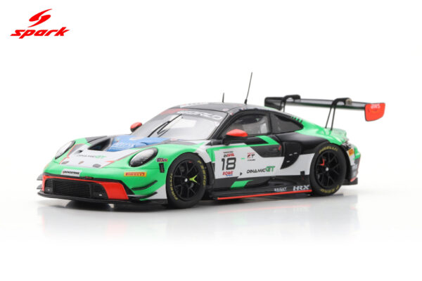 Spark 1:43 Porsche 911 GT3 R (992) No.18 24h Spa 2025 Dinamic GT (SB865) Limited Edition Resin Model