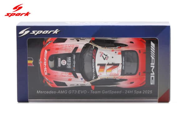 Spark 1:43 Mercedes-AMG GT3 EVO No.17 24h Spa 2025 M-AMG Team GetSpeed (SB868) Limited Edition Resin Model 14 Spark 1:43 Mercedes-AMG GT3 EVO No.17 24h Spa 2025 M-AMG Team GetSpeed (SB868) Limited Edition Resin Model