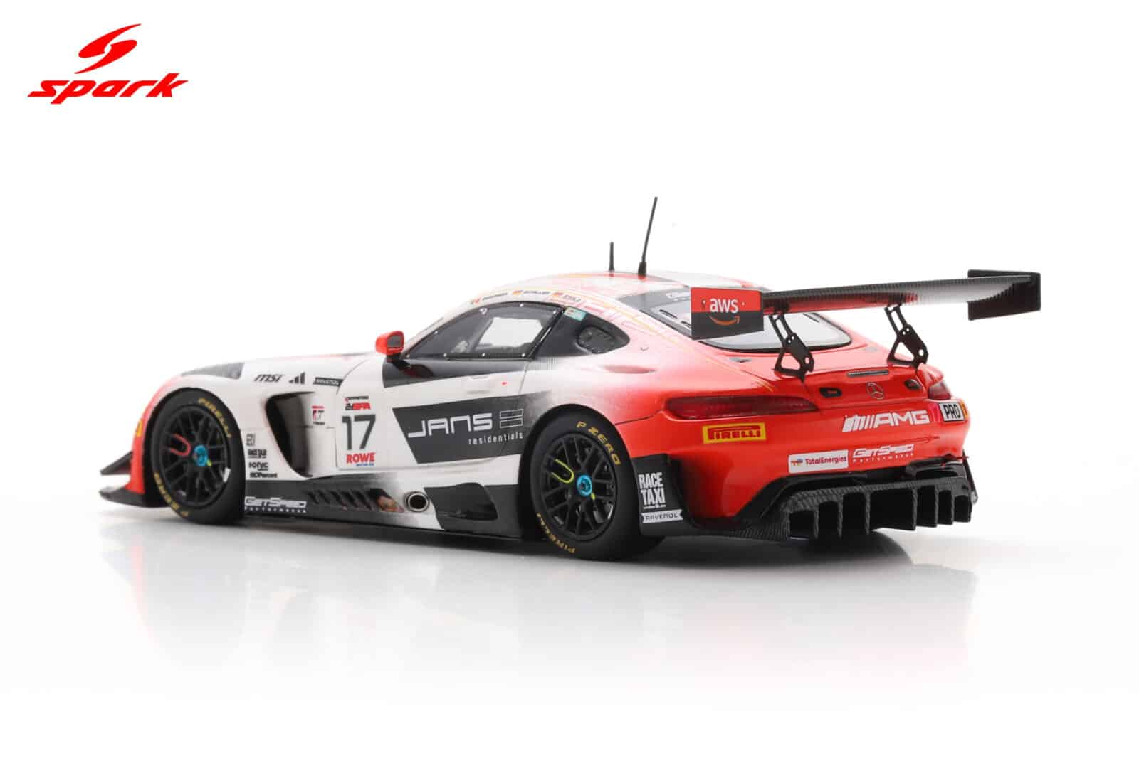 Spark 1:43 Mercedes-AMG GT3 EVO No.17 24h Spa 2025 M-AMG Team