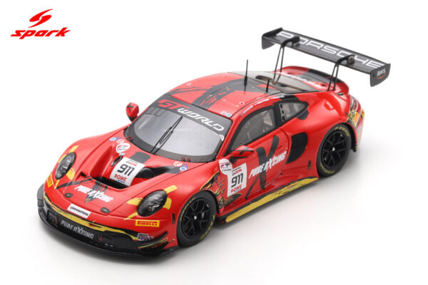 Spark 1:43 Porsche 911 GT3 R (992) No.911 24h Spa 2025 Pure Rxcing (SB870) Limited Edition Resin Model