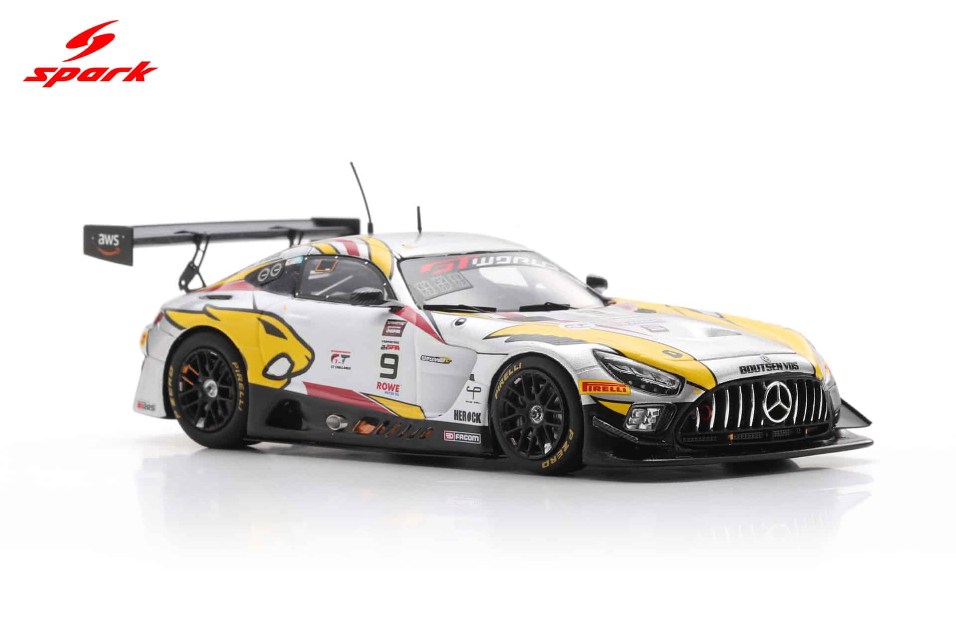 Spark 1:43 Mercedes-AMG GT3 EVO No.9 24h Spa 2025 Boutsen VDS (SB871) Limited Edition Resin Model 5 Spark 1:43 Mercedes-AMG GT3 EVO No.9 24h Spa 2025 Boutsen VDS (SB871) Limited Edition Resin Model - Image 5