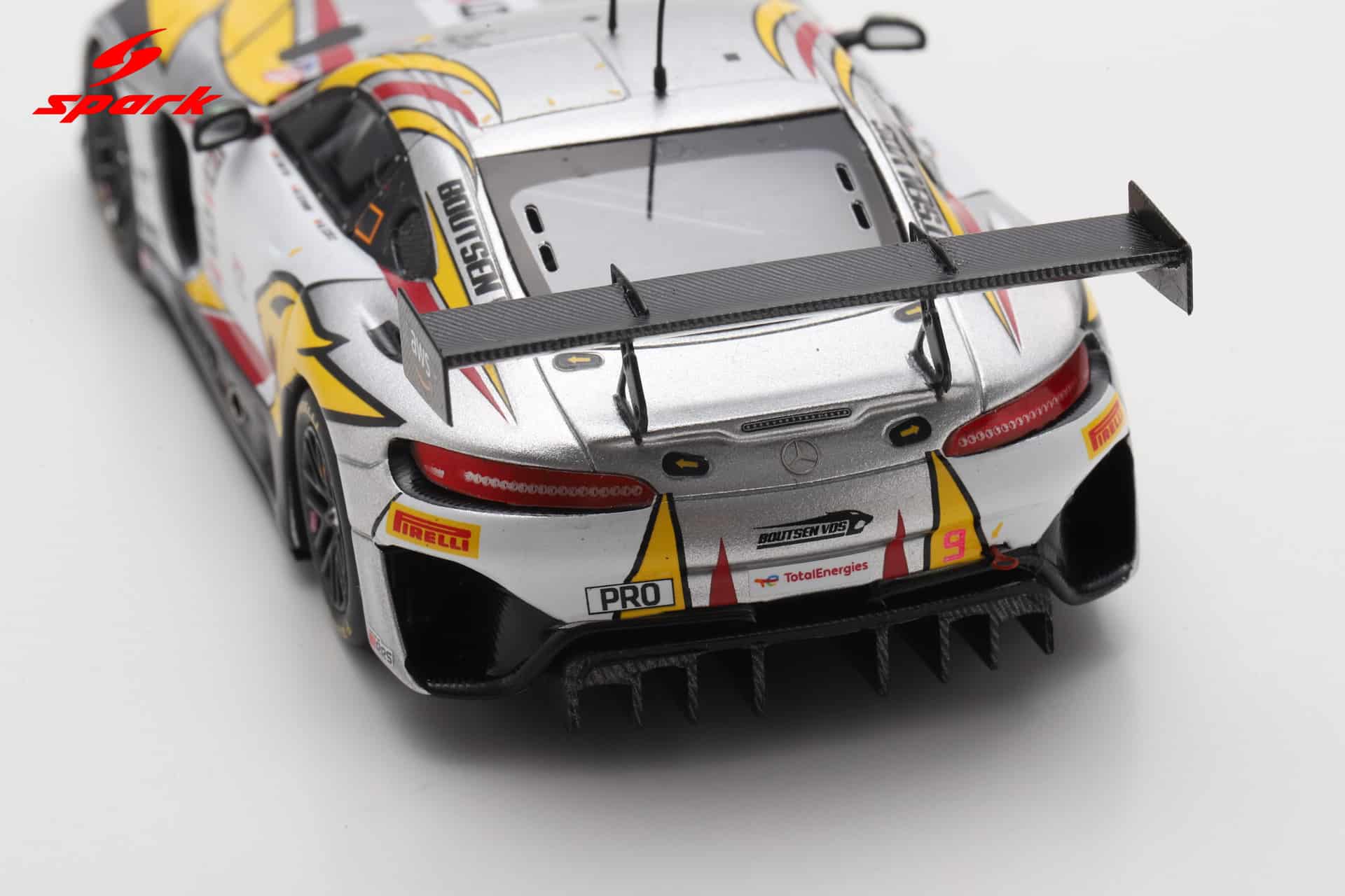 Spark 1:43 Mercedes-AMG GT3 EVO No.9 24h Spa 2025 Boutsen VDS (SB871) Limited Edition Resin Model 8 Spark 1:43 Mercedes-AMG GT3 EVO No.9 24h Spa 2025 Boutsen VDS (SB871) Limited Edition Resin Model - Image 8