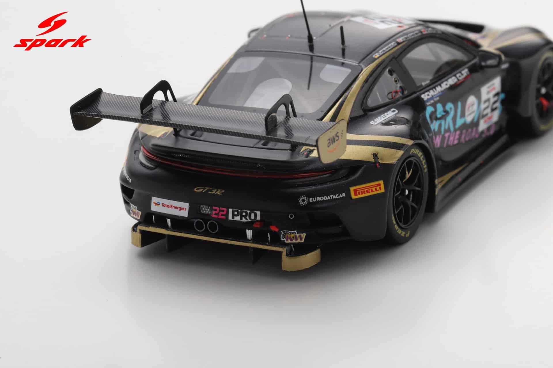 Spark 1:43 Porsche 911 GT3 R No.22 Schumacher CLRT 24h Spa 2025 (SB873) Limited Edition Resin Model 9 Spark 1:43 Porsche 911 GT3 R No.22 Schumacher CLRT 24h Spa 2025 (SB873) Limited Edition Resin Model - Image 9