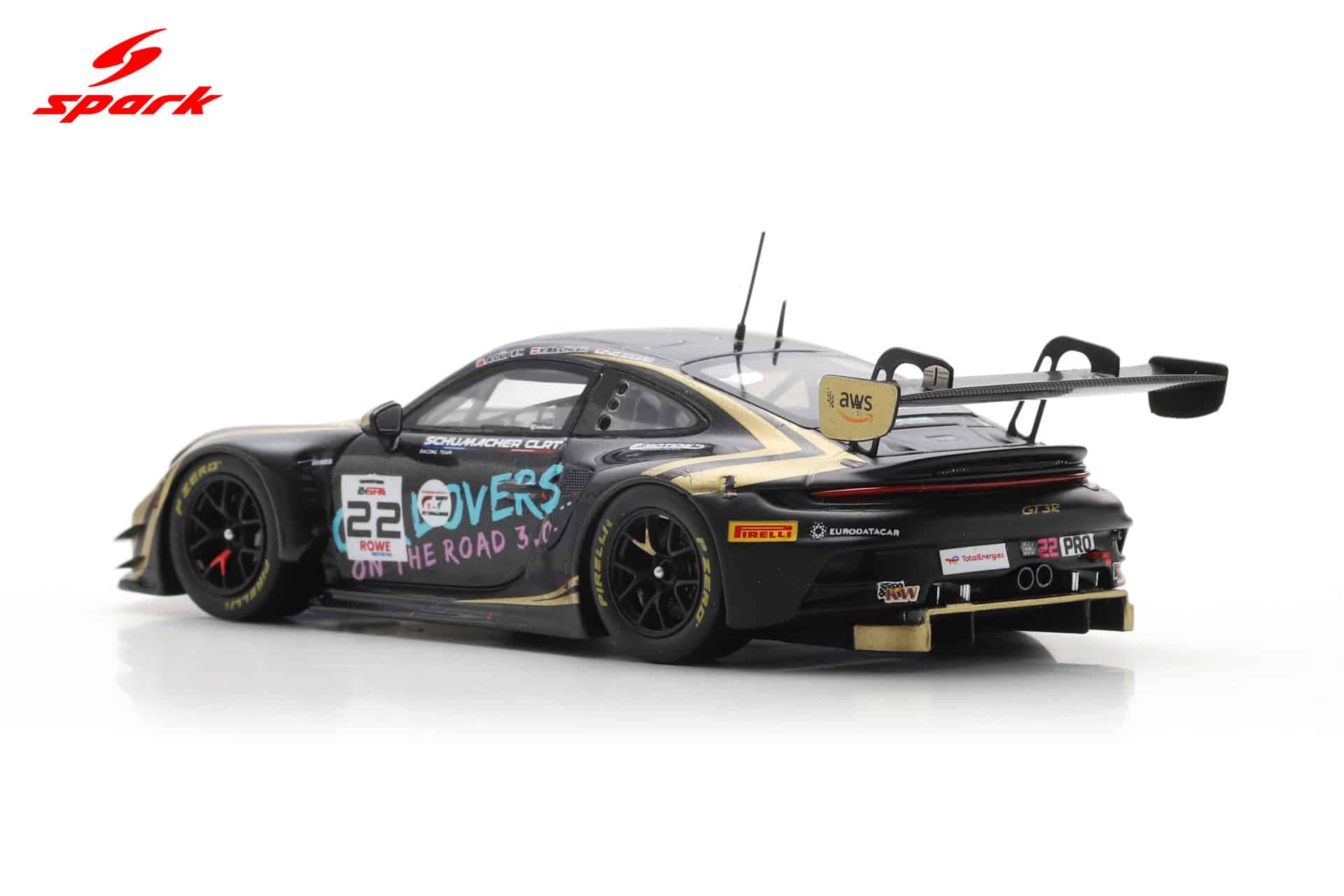 Spark 1:43 Porsche 911 GT3 R No.22 Schumacher CLRT 24h Spa 2025 (SB873) Limited Edition Resin Model 10 Spark 1:43 Porsche 911 GT3 R No.22 Schumacher CLRT 24h Spa 2025 (SB873) Limited Edition Resin Model - Image 10