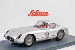 Schuco - 1:18 Mercedes-Benz 300 SLR Uhlenhaut Coupe 1955 Silver - Resin Model