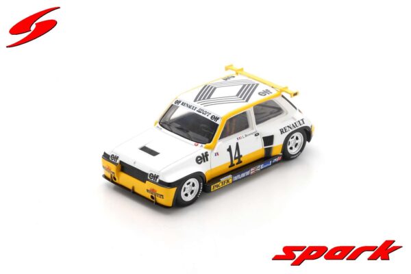 Spark - 1:43 Renault R5 Turbo #14 Championnat de France 1985 Jean-Louis Bousquet (Limited 500pcs)