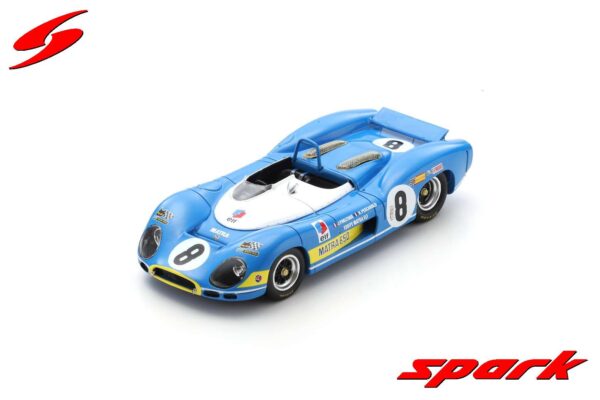 Spark - 1:43 Matra MS650 #8 1st 1000Km Paris 1969 J-P. Beltoise/H. Pescarolo Limited 500pcs