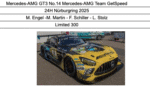 Spark - 1:43 Mercedes-AMG GT3 No.14 Mercedes-AMG Team GetSpeed 24h Nurburgring 2025 - M.Engel, M.Martin, F.Schiller, L.Stolz - Limited Edition Resin Model